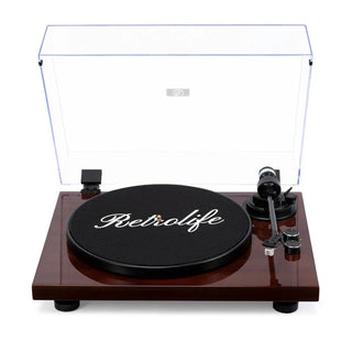 Audiophile Bluetooth Out Turntable with Anti-Skate Control & ATN-3600L Cartridge - Retrolife Official Store
