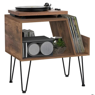 Vintage Wood 26'' Record Player Stand RMD2 - Retrolife Official Store