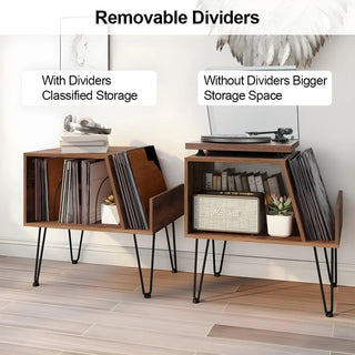 Vintage Wood 26'' Record Player Stand RMD2 - Retrolife Official Store