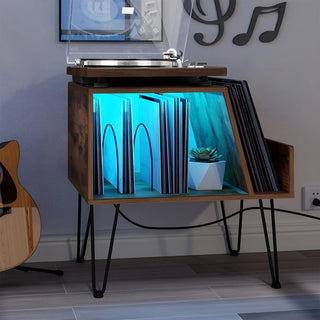 Vintage Wood 26'' Record Player Stand RMD2 - Retrolife Official Store