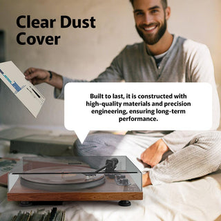 Bluetooth In&Out Record Player HiFi System with Upgraded Quality Speakers UD006 - Retrolife Official Store