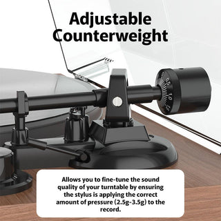 Bluetooth In&Out Record Player HiFi System with Upgraded Quality Speakers UD006 - Retrolife Official Store