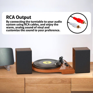 High Quality Dual Bluetooth HiFi Turntable with ATN-3600L MM Cartridge - Retrolife Official Store