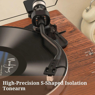 Retrolife R517 Record Player with S-Shape Tonearm
