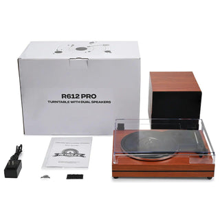 Bluetooth Record Player with Upgraded 40W Speakers & Ruby Stylus R612 PRO - Retrolife Official Store