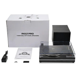 Bluetooth Record Player with Upgraded 40W Speakers & Ruby Stylus R612 PRO - Retrolife Official Store