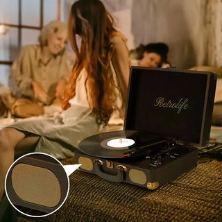 built-in-speakers-suitcase-record-player-4 - Retrolife Official Store