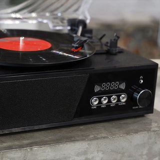 Modern Bluetooth Record Player with FM Radio UD007 - Retrolife Official Store