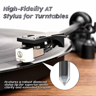 Bluetooth Input Record Player HiFi System with Stereo Speakers & ATN3600L Stylus SY101 - Retrolife Official Store