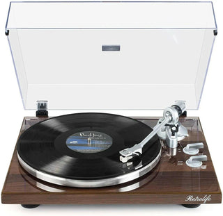 High Fidelity Bluetooth Turntable with MM Cartridge HQKZ-006 - Retrolife Official Store