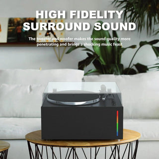 Bluetooth Record Player HiFi System with Excellent Speakers HQKZ008 - Retrolife Official Store
