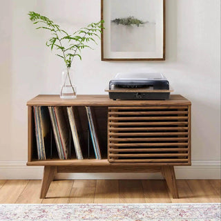 Vintage Wooden 36.5'' Record Player Cabinet - Retrolife Official Store
