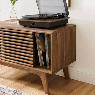 Vintage Wooden 36.5'' Record Player Cabinet - Retrolife Official Store