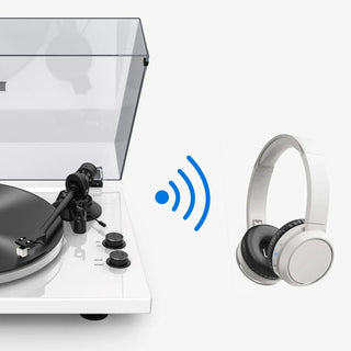Audiophiles Turntable with Bluetooth Output and MM Cartridge HQKZ-006 White - Retrolife Official Store