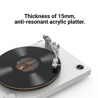 High Fidelity Vinyl Turntable with Acrylic Platter & ATN-3600L Cartridge HQKZ-011 - Retrolife Official Store
