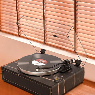 Quality Bluetooth Record Player with Built-in Speakers R517 Black - Retrolife Official Store
