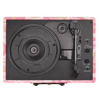 Vintage Suitcase Record Player with Built-in Speakers R609 - Retrolife Official Store