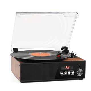 Modern Bluetooth Record Player with FM Radio UD007 - Retrolife Official Store