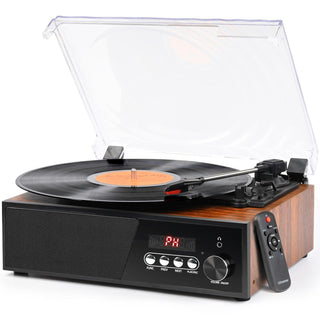 Modern Bluetooth Record Player with FM Radio UD007 - Retrolife Official Store