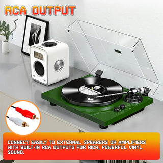 High Fidelity Bluetooth Output Turntable with ATN-3600L MM Cartridge