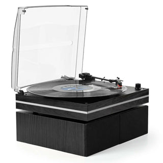 Bluetooth Turntable with 30W External Bookshelf Speakers R612 - Retrolife Official Store