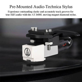 Bluetooth Input Record Player HiFi System with Stereo Speakers & ATN3600L Stylus SY101 - Retrolife Official Store