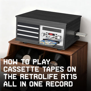 How to Play Cassette Tapes on the Retrolife RT15 All in One Record Player