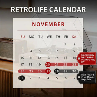 Retrolife 2025 Black Friday & Christmas Sale Timeline Retrolife Official Store