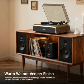 New All-in-One Record Player with Built-in Premium Sound