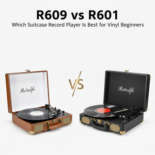 R609 vs R601: Which Suitcase Record Player Is Best for Vinyl Beginners