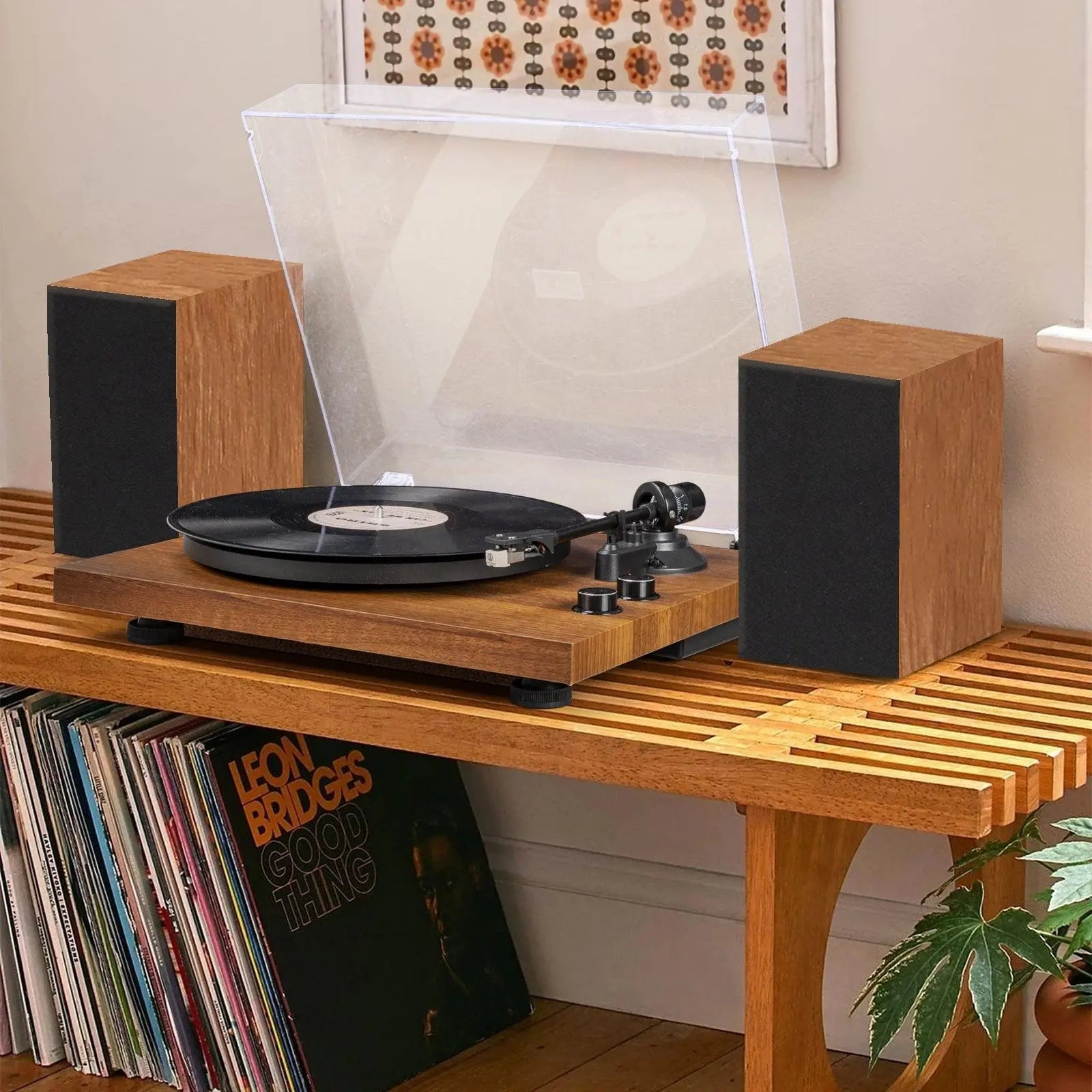 High-Quality Sound Record Player with Internal & External Speakers ...