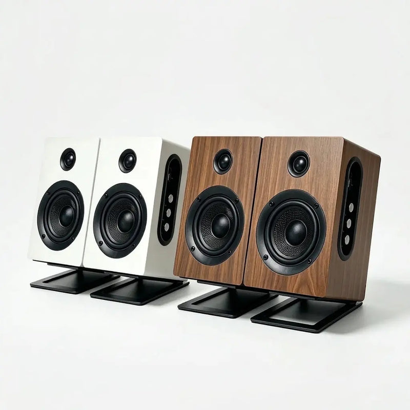 Retrolife High-Performance Bluetooth Speaker with Treble & Bass Controls and Desktop Stands RT201-BT