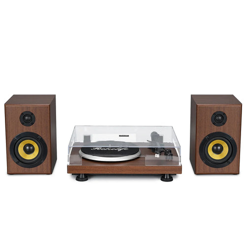 Bluetooth Input Record Player HiFi System with 2*30W Speakers UD016 - Retrolife Official Store
