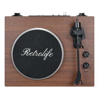 Bluetooth Input Record Player HiFi System with 2*30W Speakers UD016 - Retrolife Official Store