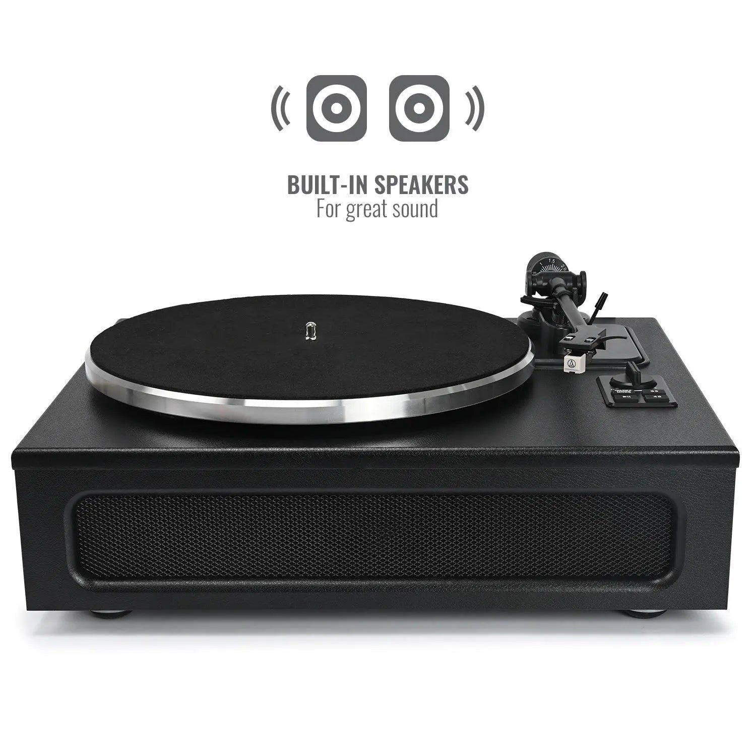 Bluetooth All-in-One Record Player with Built-in Speakers HQ-KZ018