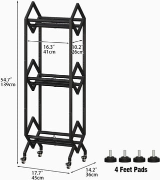 Mobile Vinyl Record Storage Cart Holds 200 LPs  Retrolife Official Store 