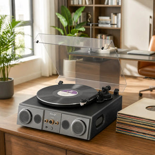 High Performance Record Player with Built-in Speakers T27S