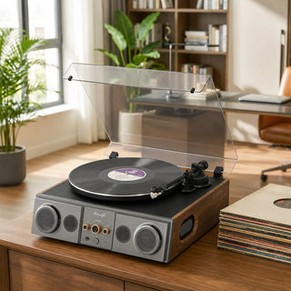 High Performance Record Player with Built-in Speakers T27S