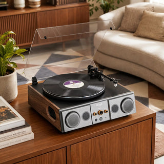 High Performance Record Player with Built-in Speakers RT27  Retrolife Official Store 