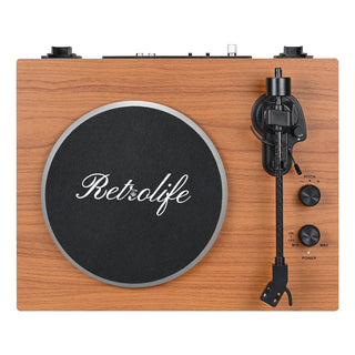 Bluetooth Input Record Player HiFi System with 2*30W Speakers UD016 - Retrolife Official Store