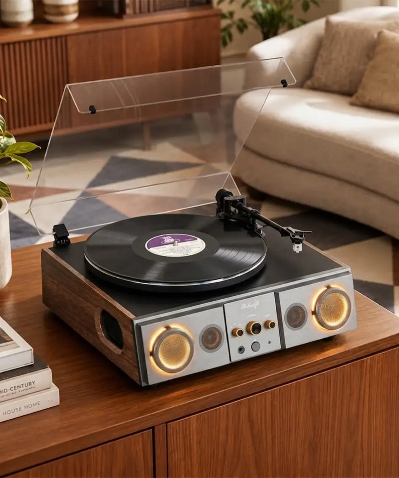 Premium Vinyl Record Player with 70W Speakers