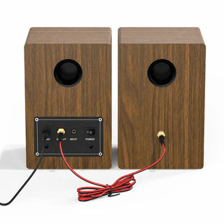 High-Performance Bluetooth Speaker with Treble & Bass Controls and Desktop Stands RT201- BT  Retrolife Official Store 