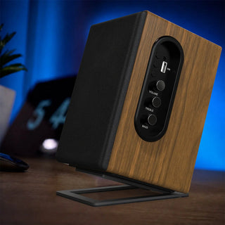 High-Performance Bluetooth Speaker with Treble & Bass Controls and Desktop Stands RT201- BT  Retrolife Official Store 