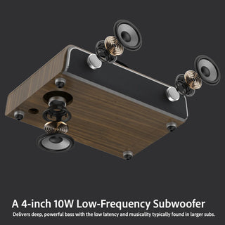 High Performance Record Player with Built-in Stereo Speakers RT522