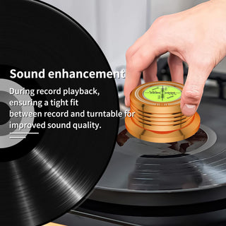 Turntable Stabilizer 280g/9.9oz Record Weight (60Hz Precision)