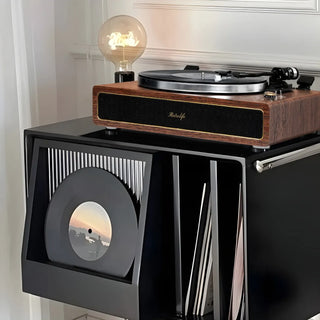 Brown Bluetooth Record Player with Built-in HiFi Speakers & MM Cartridge R517 (1)