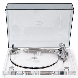 High Fidelity Transparent Vinyl Turntable with Bluetooth Output ICE1-V2  Retrolife Official Store 
