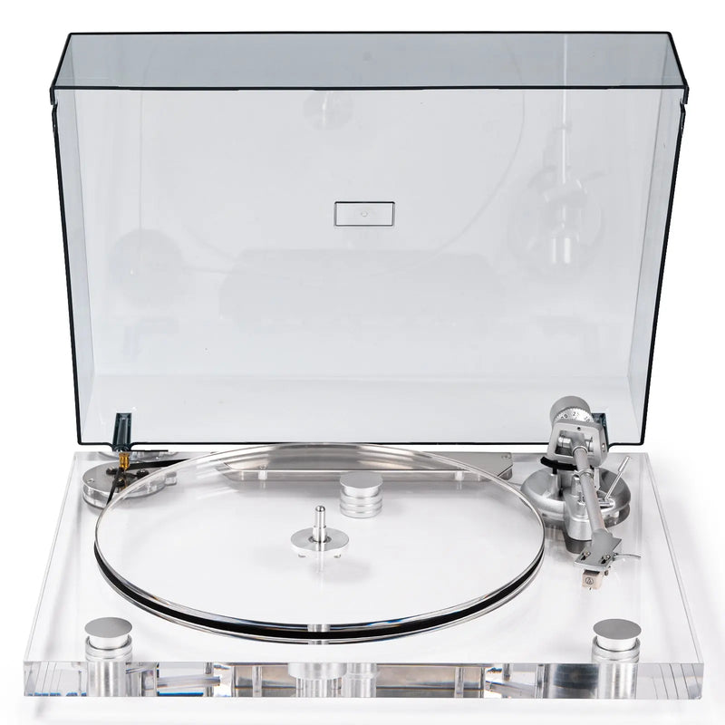 Retrolife ICE1-V2 High Fidelity Transparent Vinyl Turntable with Bluetooth Output