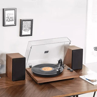 Bluetooth Record Player HiFi System with Magnetic Cartridge SY101 - Retrolife Official Store