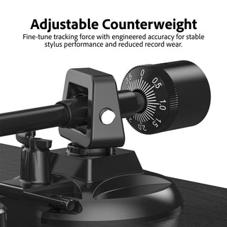 Bluetooth In&Out Record Player HiFi System with Upgraded Quality Speakers UD006